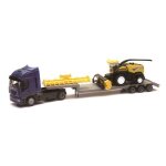 Camion 1 - 43 iveco avec moissonneuse new holland fr920