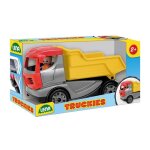 Camion benne simm 1620 - lena - jouet pour enfant de 2 ans - benne basculante jaune