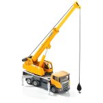 Camion avec grue tlscopique - siku - scania - jaune - 3 ans et plus - vhicule de chantier