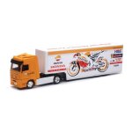 Camion miniature 1 / 43 mb actros repsol honda 2017 - htc