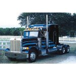 Camion peterbilt 378 long hauler - italeri - lego technic - blanc - cars