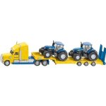 Camion avec tracteurs - siku - new holland - chelle 1:87 - multicolore - jouet intrieur