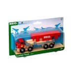 Camion de transport de bois ravensburger - rouge - bois - 223x40x133 mm Camion de transport de bois ravensburger - rouge - bois - 223x40x133 mm