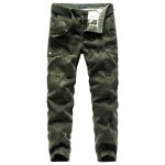 Camouflage pantalon cargo homme tapered pantalon 7 - 8 militaire exterieur tissu confortable - vert militaire ... Camouflage pantalon cargo homme tapered pantalon 7 - 8 militaire exterieur tissu confortable - vert militaire ...