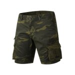 Camouflage short cargo homme multipoches coupe droite casual short ete en coton tissu confortable - vert ... Camouflage short cargo homme multipoches coupe droite casual short ete en coton tissu confortable - vert ...
