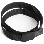 Ceinture de voyage - campteck - u6889 - anti - vol - nylon et plastique - 125 cm - noir