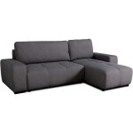 Canapé dangle convertible réversible - 3 places - sierra - avec coffre - tissu anthracite - 243 x 160 ... Canapé dangle convertible réversible - 3 places - sierra - avec coffre - tissu anthracite - 243 x 160 ...