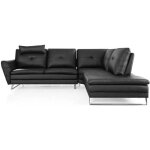 Canapé dangle en cuir elena - angle droit Canapé dangle en cuir elena - angle droit