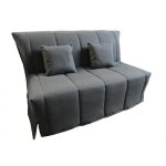 Canap� bz convertible flo - dune gris 160cm confort bultex