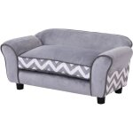 Canapé chien chat sur pied style graphique contemporain coussin amovible lavable grand confort 74l x ... Canapé chien chat sur pied style graphique contemporain coussin amovible lavable grand confort 74l x ...