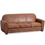 Canap� club vintage balista 195cm marron