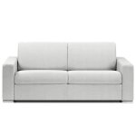 Canap� convertible express 120cm dreamer polyur�thane blanc matelas 16 cm