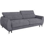 Canapé convertible express - 2 / 3 places - safia - tissu gauffré - gris souris - matelas 15 cm - 206 ... Canapé convertible express - 2 / 3 places - safia - tissu gauffré - gris souris - matelas 15 cm - 206 ...