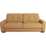 Canapé convertible express - 2 / 3 places - soa - tissu gauffré - ocre - matelas 15 cm - 195 x 100 x ... Canapé convertible express - 2 / 3 places - soa - tissu gauffré - ocre - matelas 15 cm - 195 x 100 x ...
