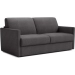 Canapé convertible express - 3 places - small - tissu anthracite - 168 x 98 x 86 cm Canapé convertible express - 3 places - small - tissu anthracite - 168 x 98 x 86 cm