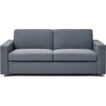 Canap� convertible express en tissu diana - couchage 140 cm - 3 places - gris