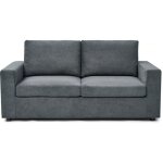 Canap� convertible express en tissu elena - 3 places - couchage 140 cm - gris