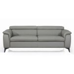 Canap� en cuir 3 places neyla - angle droit