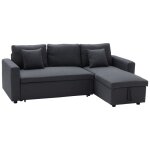 Canap� dangle convertible clark 3 places gris chin�