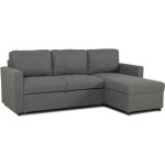 Canapé dangle convertible réversible - milos - 3 places avec coffre - tissu gris anthracite - 213 x 85 ... Canapé dangle convertible réversible - milos - 3 places avec coffre - tissu gris anthracite - 213 x 85 ...