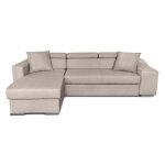 Canap dangle elona convertible en tissu - beige - angle gauche
