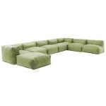 Canap� dangle de jardin modulable 8 places vert cactus mixi oviala