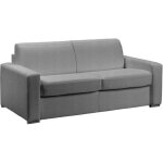 Canap� lit 3 - 4 places master convertible express 160 cm matelas 18 cm sommier lattes renatonisi tweed ...