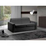 Canap� lit 3 - 4 places master convertible express 160 cm tweed cross gris graphite matelas 18 cm inclus ...