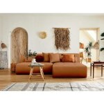 Onyx - canapé modulable dangle réversible 4 places - en tissu - rouille Onyx - canapé modulable dangle réversible 4 places - en tissu - rouille
