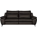 Canap taille 3 places - avec 2 relax en 100% tout cuir pais de luxe italien - 2 relax lectriques - ...