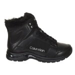 Candal basket montante en cuir et textile b4n12174 femme - le noir
