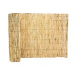 Canisse en bambou - juanio - clture de jardin - couverture de protection - longueur 500 x profondeur ...