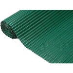 Canisse double face pvc vert - 15 x 5 m - 100% occultant - 1000 g / m - set de fixation - nature