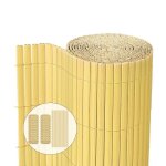 Vounot canisse pvc brise vue ultra renforce avec attaches de fixation 90x500cm beige
