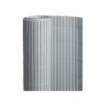 Canisse pvc double face gris 6 m - 2 rouleaux de 3 x 150 m - jardideco
