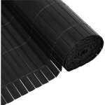 Canisse pvc double face - nature - 1 x 3 m - 1600 g / m² - occultant 4 / 5 - anti - uv - anthracite Canisse pvc double face - nature - 1 x 3 m - 1600 g / m² - occultant 4 / 5 - anti - uv - anthracite