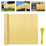 Canisse pvc liliin pour jardin balcon terrasse cl�ture brise - vent stores balcon brise vue 160x300cm ...