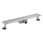 Caniveau de douche italienne reversible chrom�e / � carreler 60 centim�tres noyon & thiebault