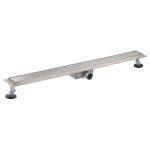 Caniveau de douche italienne reversible chrome /  carreler 90 centimtres noyon & thiebault