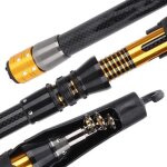 Canne  pche tlescopique en fibre de carbone ultra - lgre - pzcc - 24 m - pche en mer