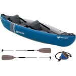Canoë gonflable 2 places sevylor adventure - bleu avec accessoires Canoë gonflable 2 places sevylor adventure - bleu avec accessoires