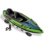 Cano� - kayak gonflable - intex - challenger k2 - 2 places - bleu - 160 kg