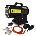 Canon  chaleur au gaz rglable de 9  20kw et fonctionnant sur batter