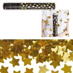 Canon � confettis avec �toiles or 40 cm