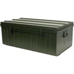 Cantine de rangement - pierre henry - 90 cm - acier - kaki - 130 l - poignes latrales