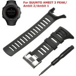 Bracelet de montre - suunto - ambit 3 peak - caoutchouc - ajustable - inclus tournevis Bracelet de montre - suunto - ambit 3 peak - caoutchouc - ajustable - inclus tournevis