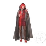 Cape de diable noire lgre - lp - taille unique - accessoire de dguisement adulte