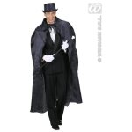 Cape en taffetas noire pour adulte - widmann - 127 cm - idéale pour déguisement de vampire Cape en taffetas noire pour adulte - widmann - 127 cm - idéale pour déguisement de vampire