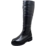 Caprice femme botte cuir souple noir talon 3 cm