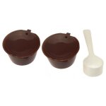 Capsules de cafe rechargeables pour nescafe gout sucre filtre reutilisable de tasse de doux de capsule ...